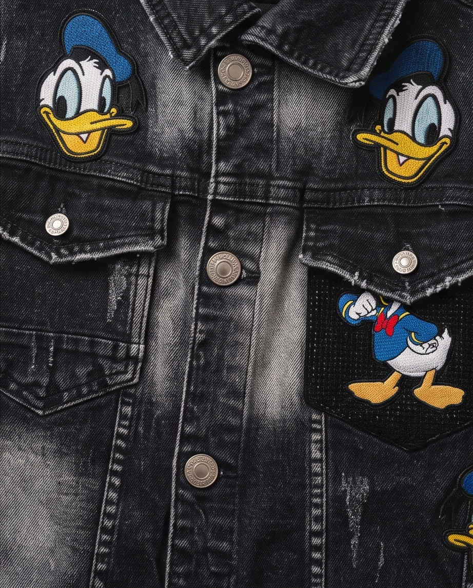 Donald Duck Patch Denim Jacket