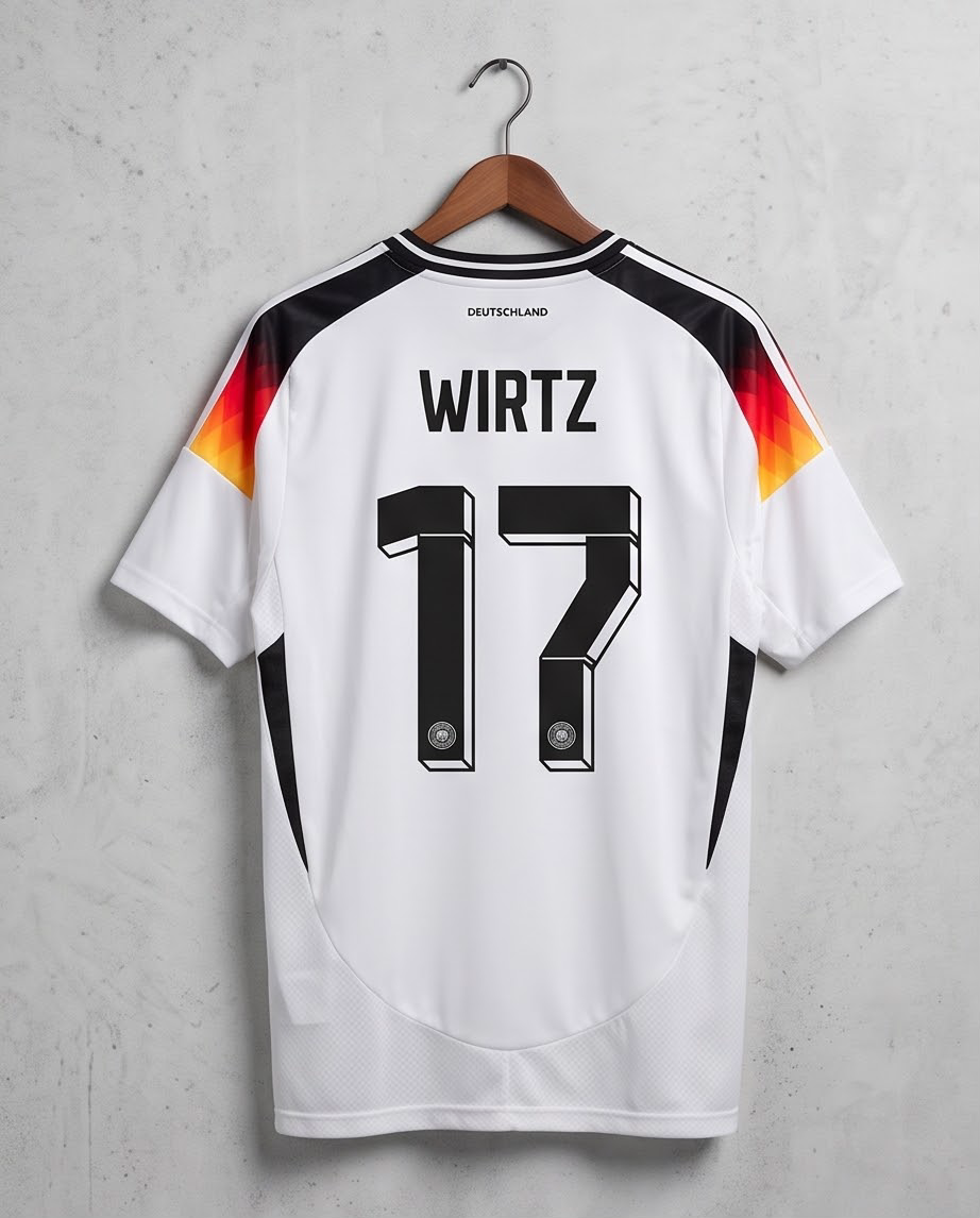 Germany Jersey – Adidas World Cup Edition #17 Wirtz