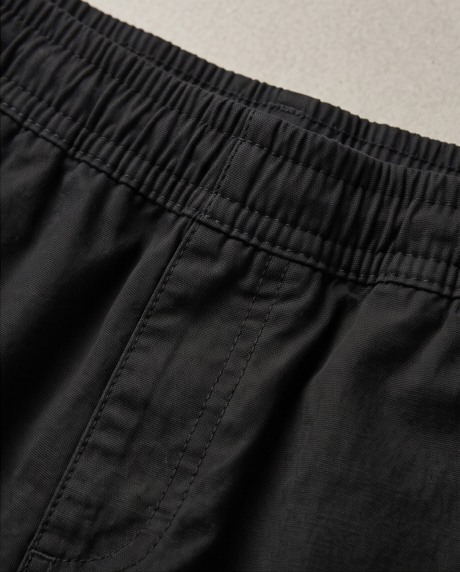 KOVA Amsterdam Black Drawstring Shorts
