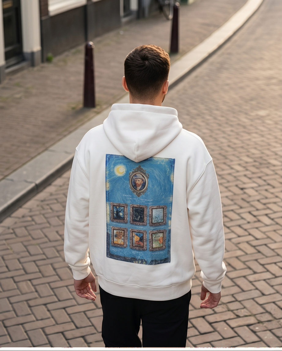 Graphic Hoodie — Cream