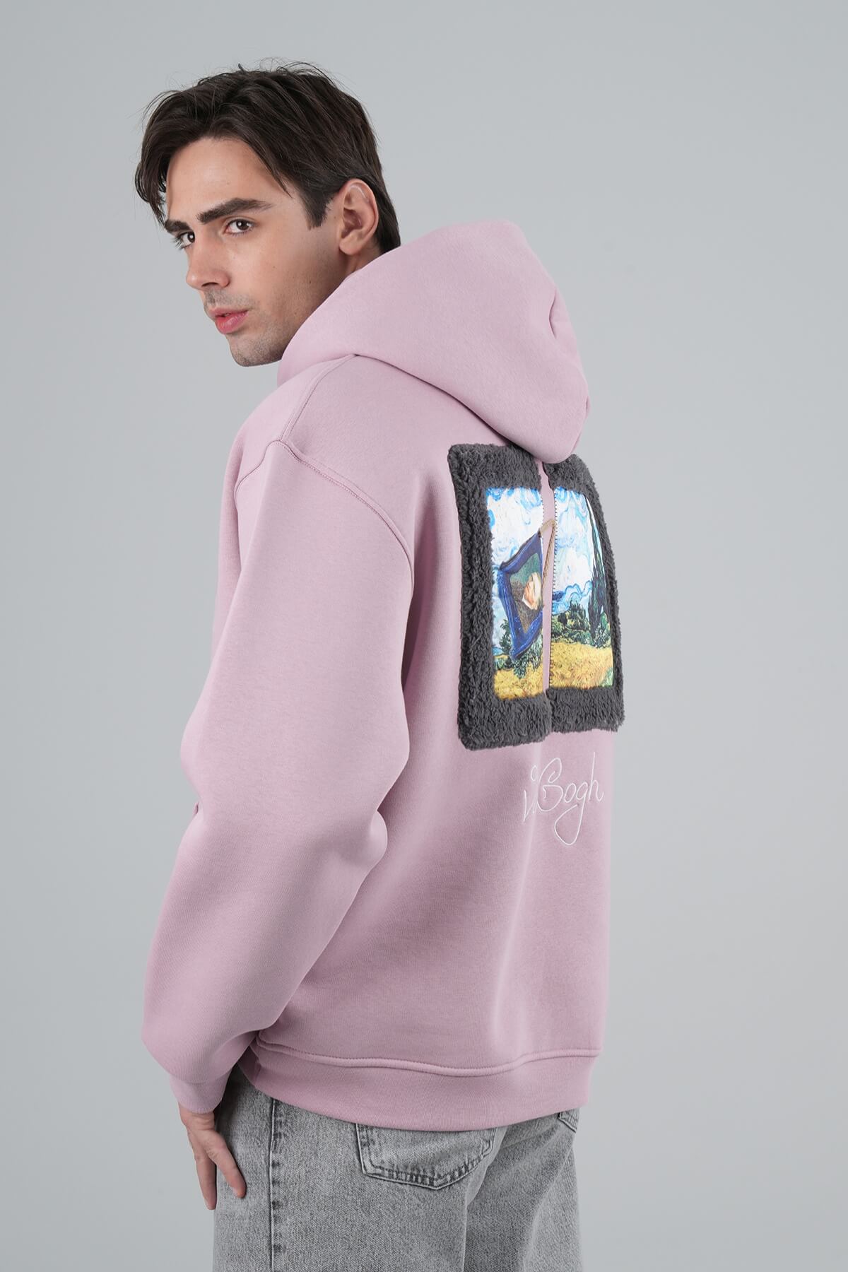 Broken Frames Hoodie - Pink