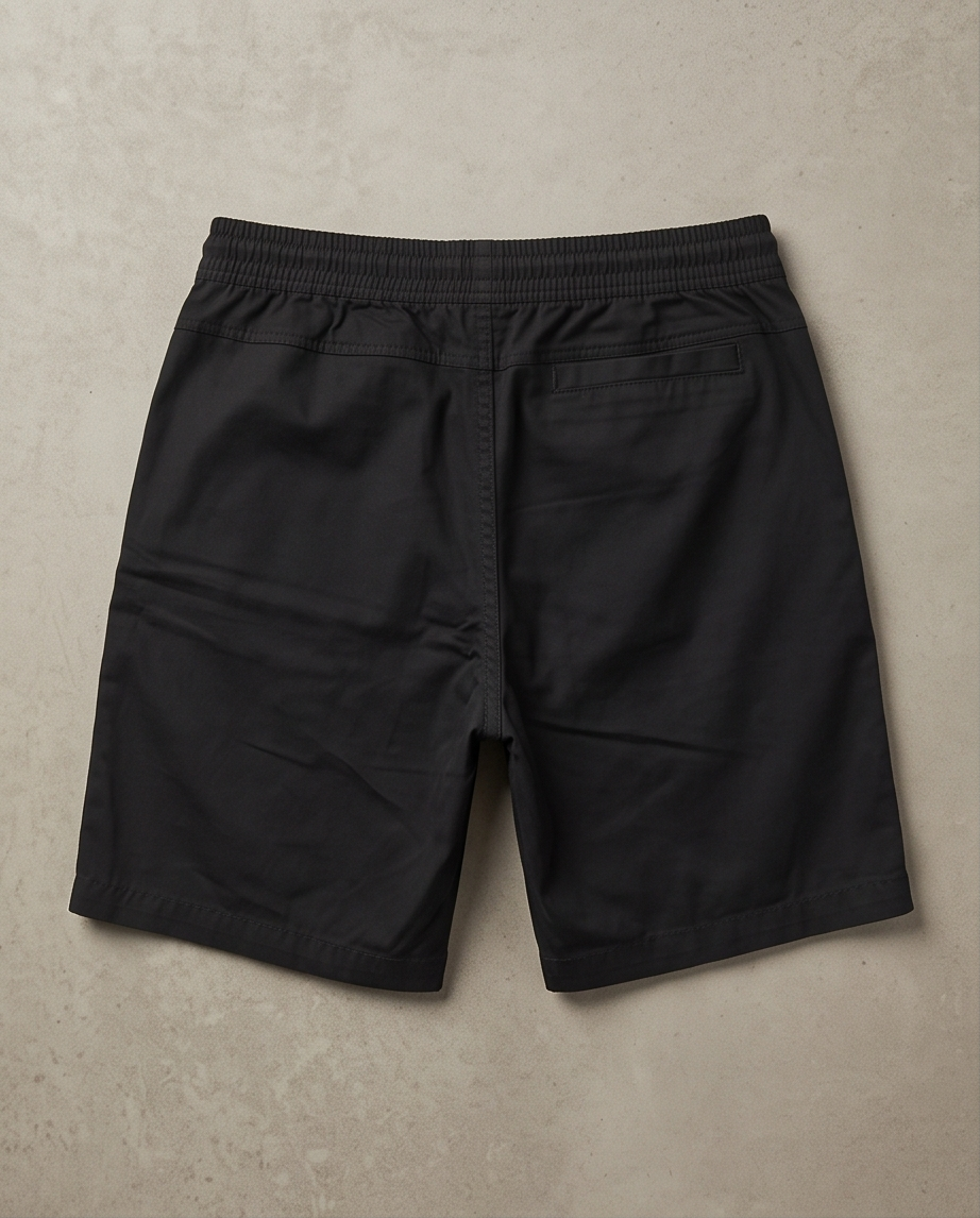 KOVA Amsterdam Black Drawstring Shorts