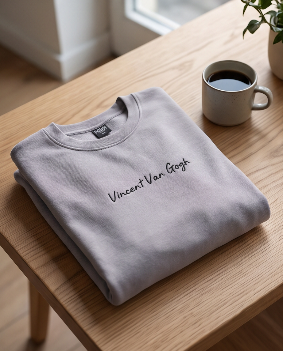 Pieces of Van Gogh Sweatshirt - Grey