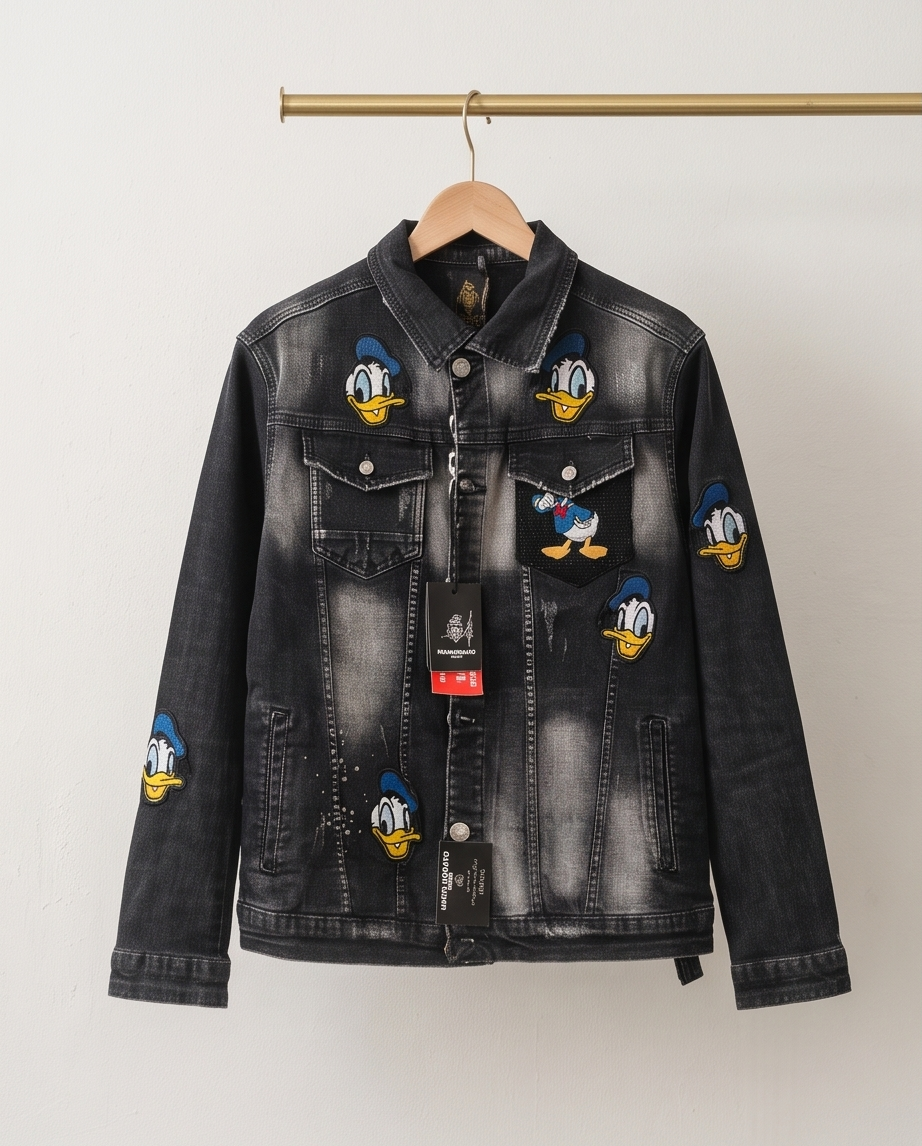 Donald Duck Patch Denim Jacket