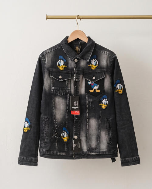 Donald Duck Patch Denim Jacket