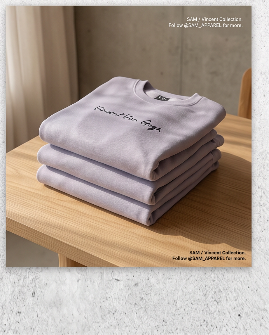Pieces of Van Gogh Sweatshirt - Grey
