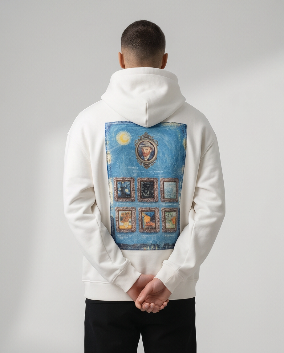 Graphic Hoodie — Cream