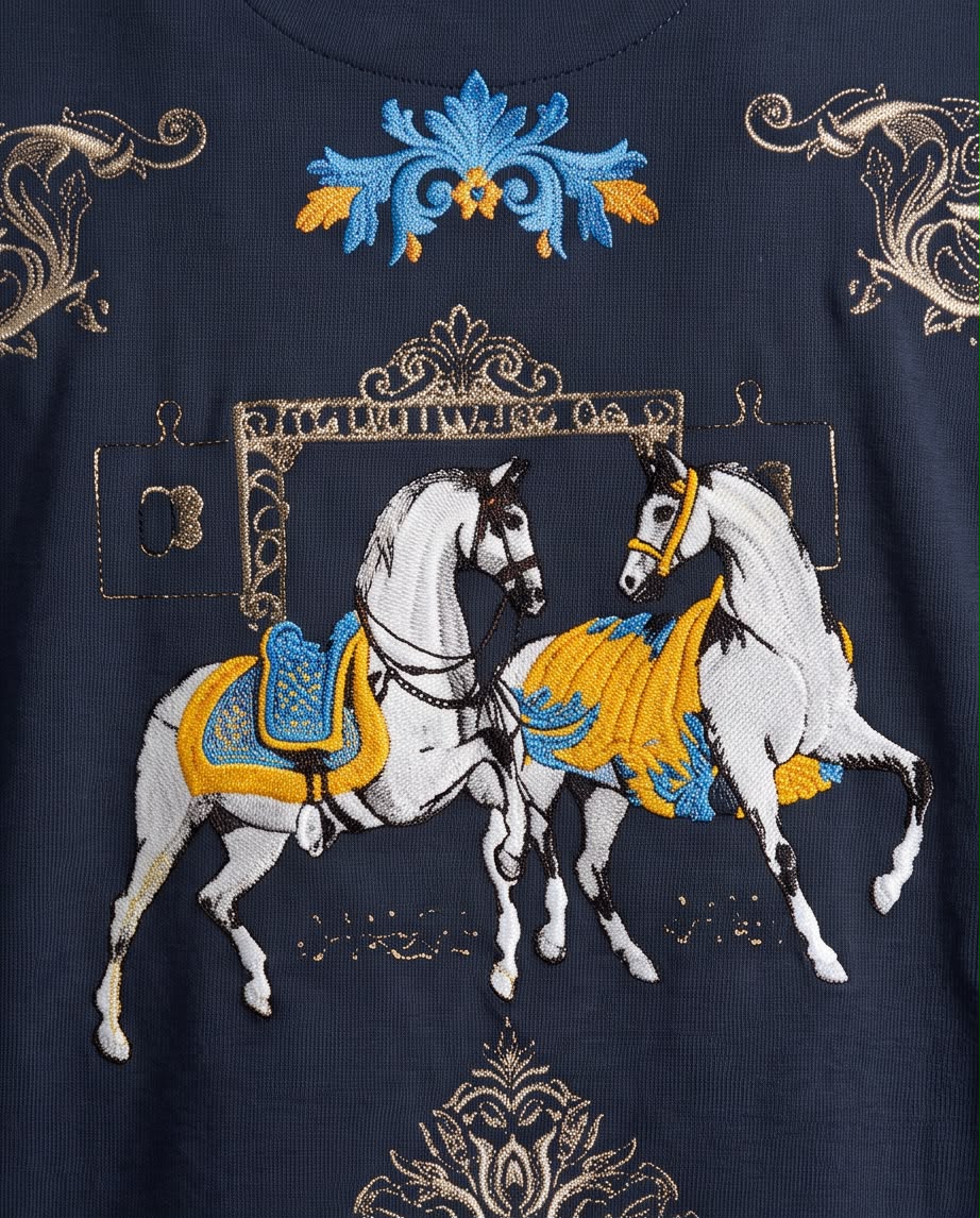 Embassy of Freedom Embroidered T-Shirt