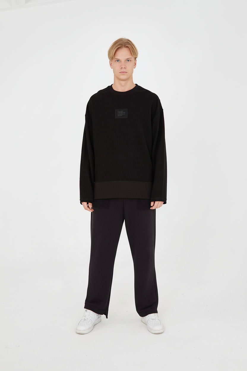 Enhanced black tracksuit product photo