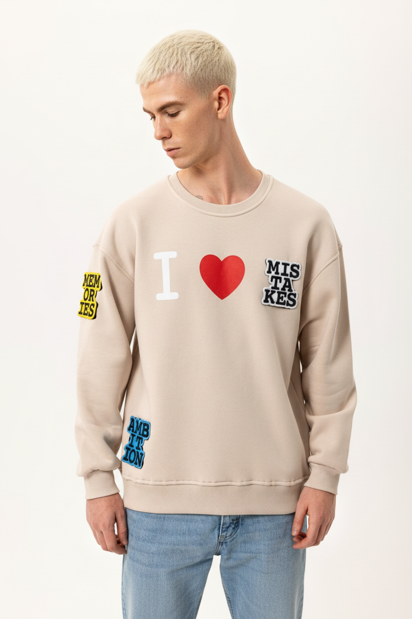 Enhanced statement sweatshirt