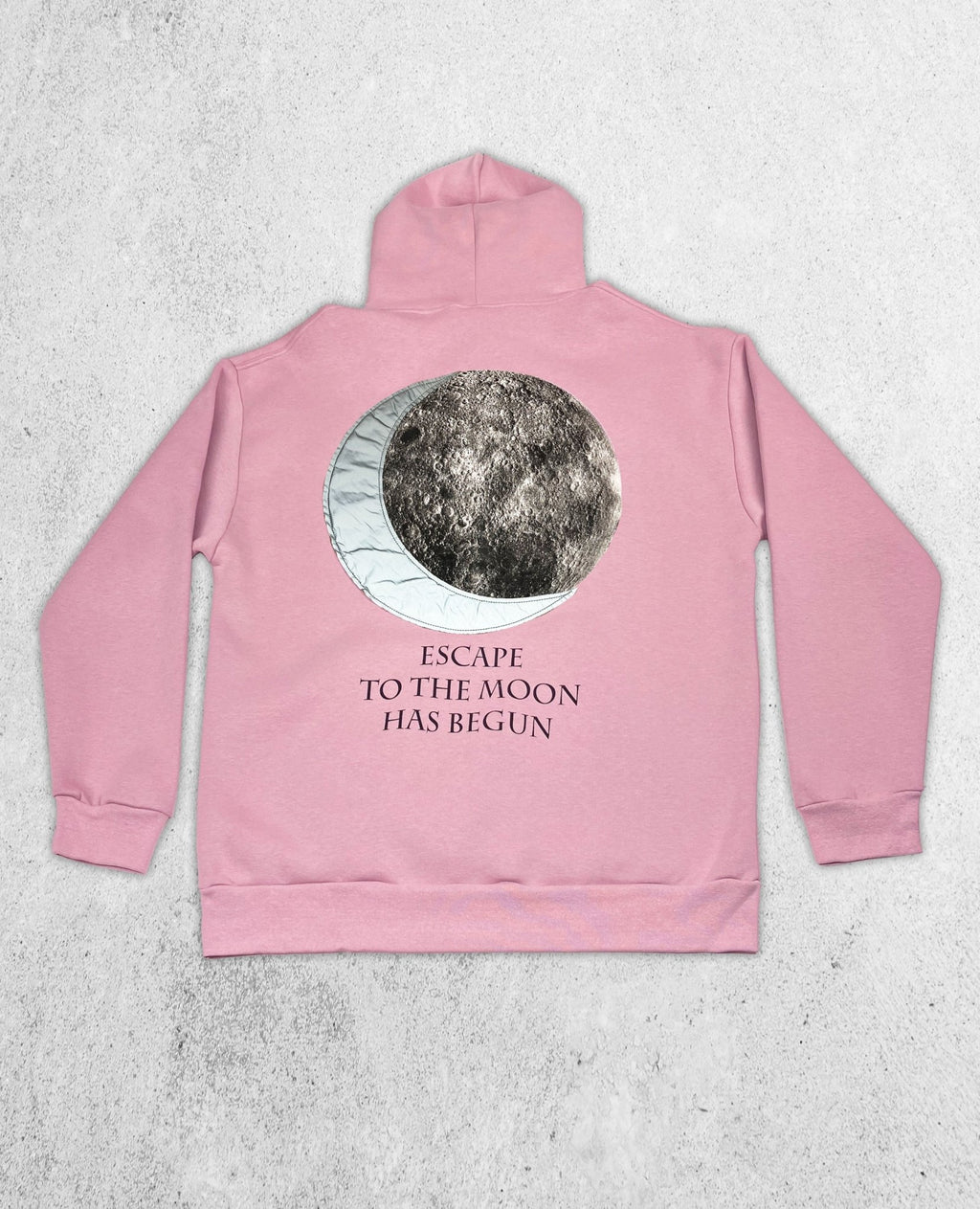 Escape to the Moon Pink Hoodie