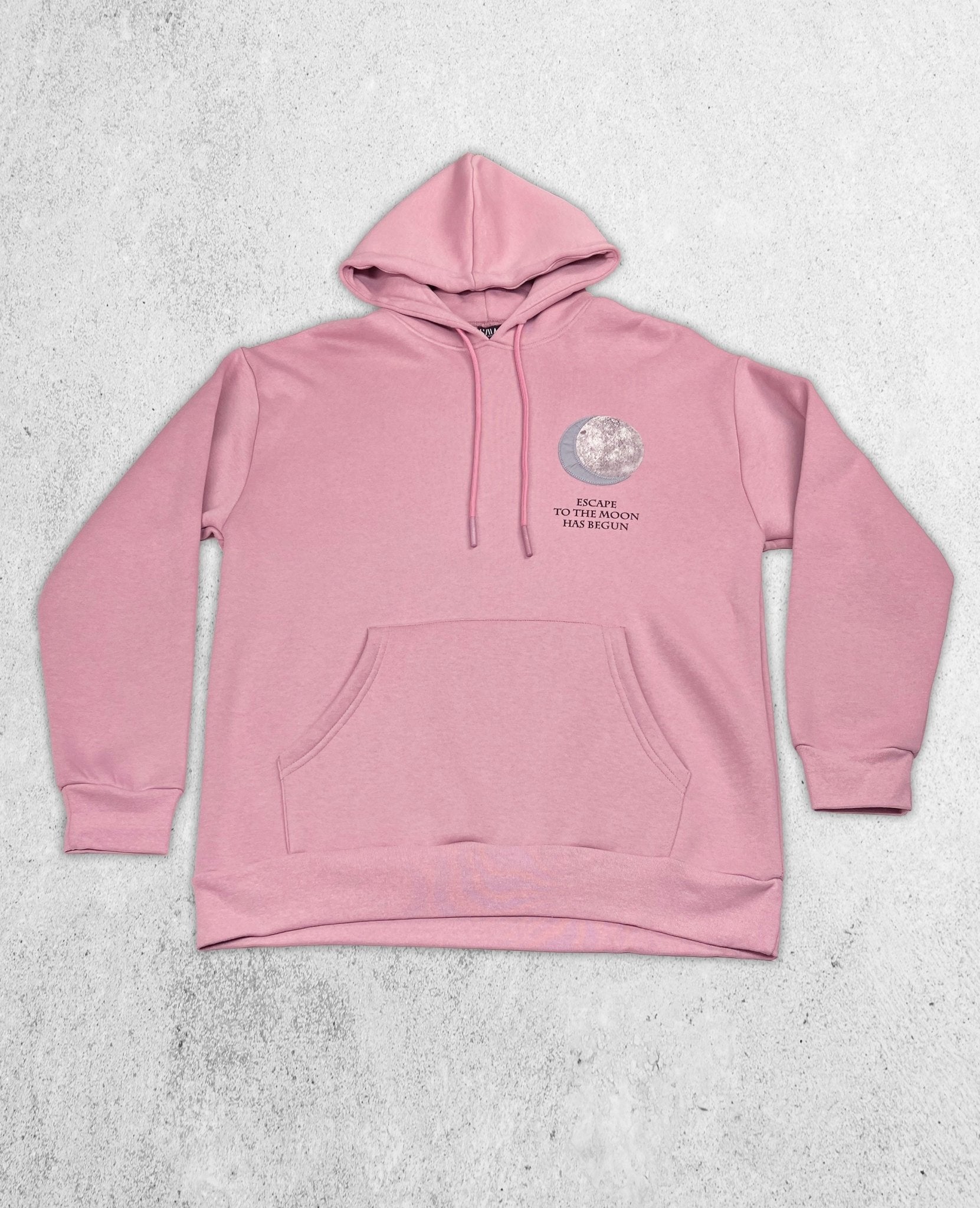Escape to the Moon Pink Hoodie