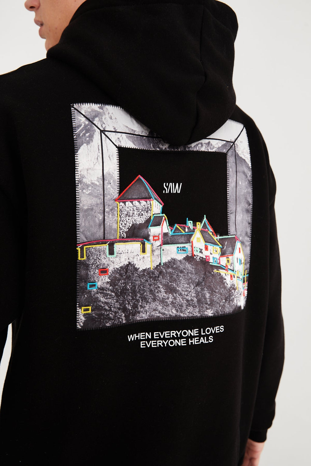 Love Heals Hoodie - Black