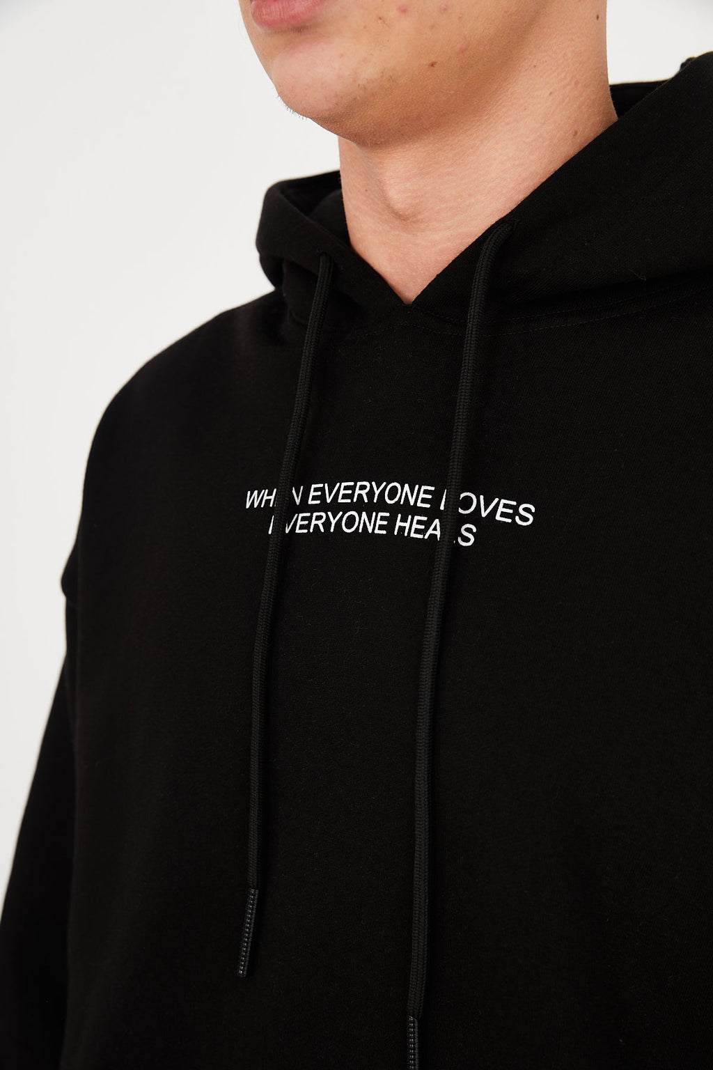 Love Heals Hoodie - Black