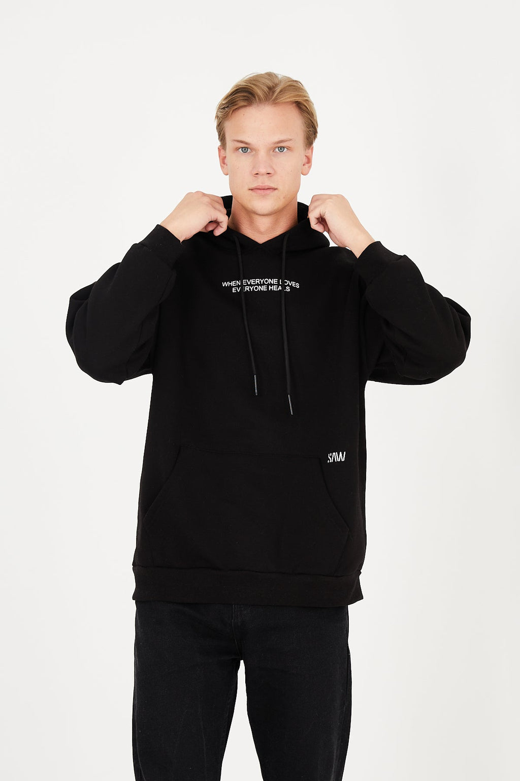 Love Heals Hoodie - Black