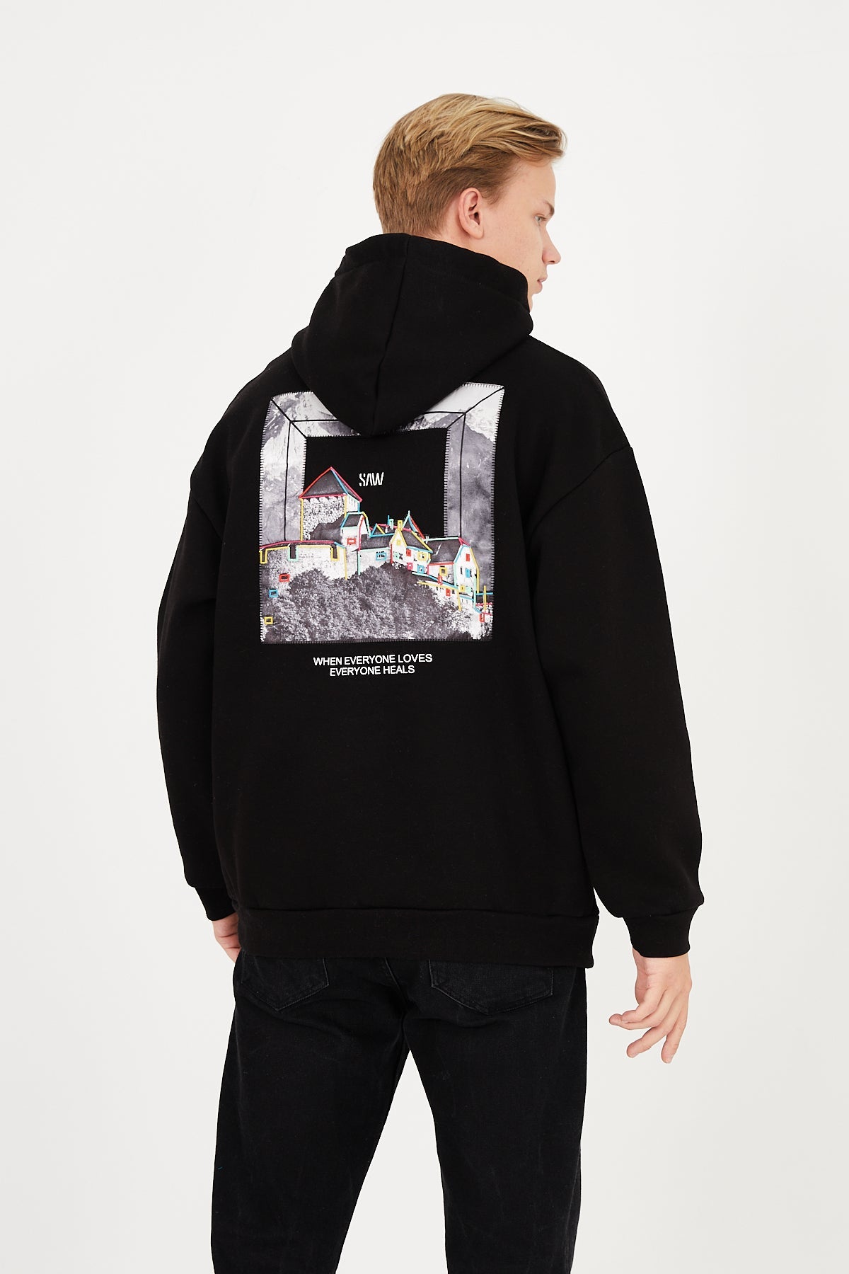 Love Heals Hoodie - Black