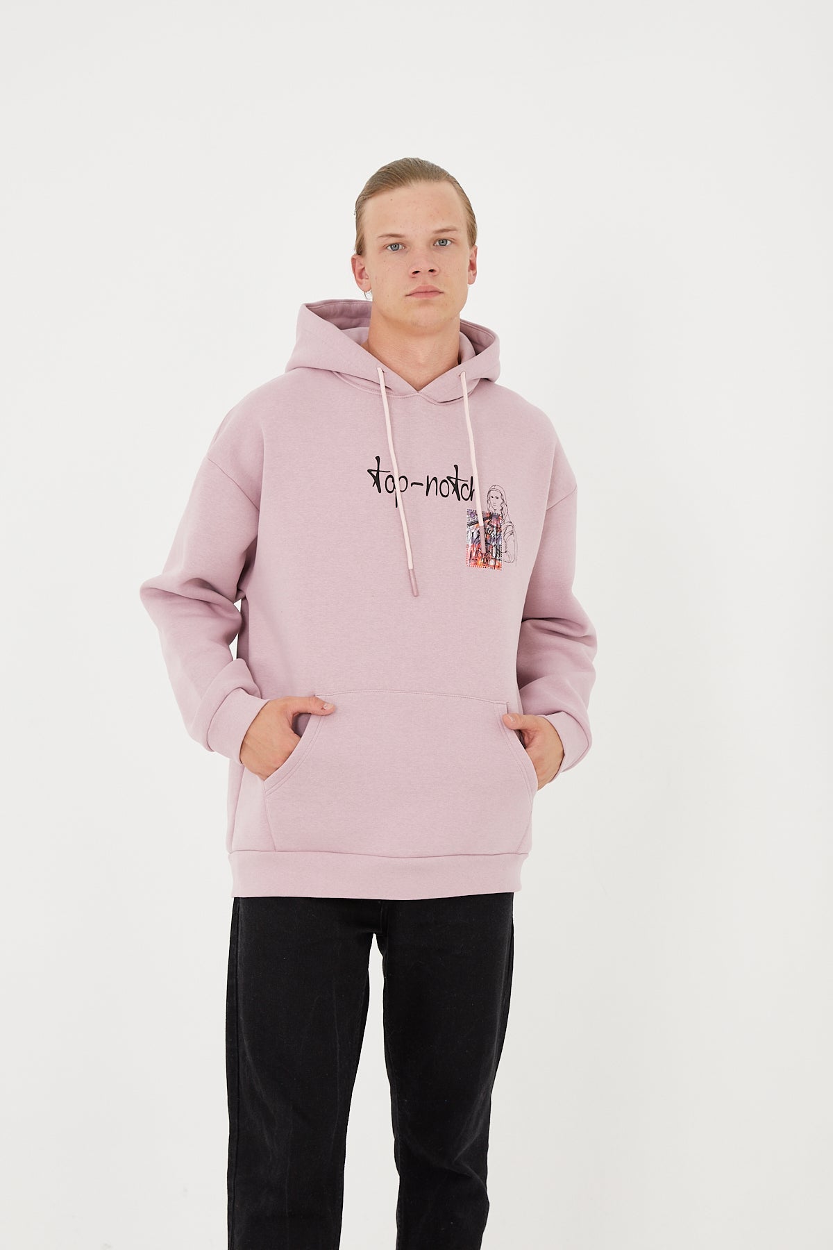 Top Notch Mona Pink Hoodie