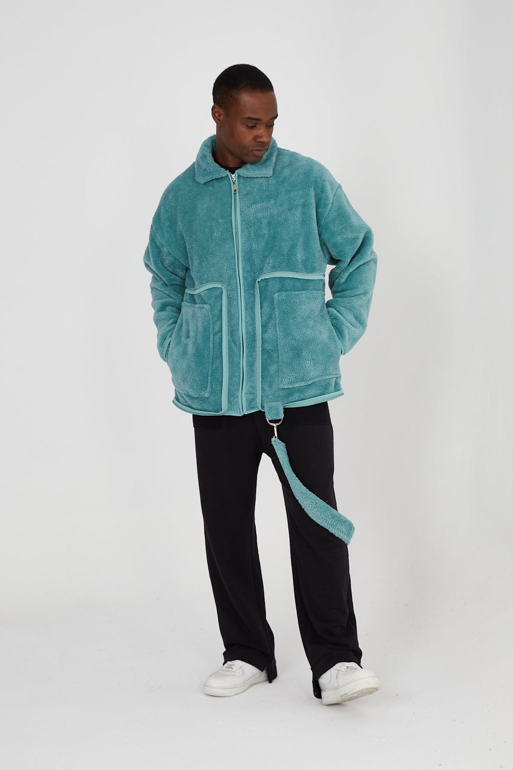 Jack to Bag Fleece Jacket - Turquoise