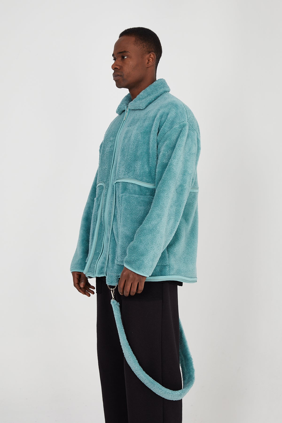 Jack to Bag Fleece Jacket - Turquoise