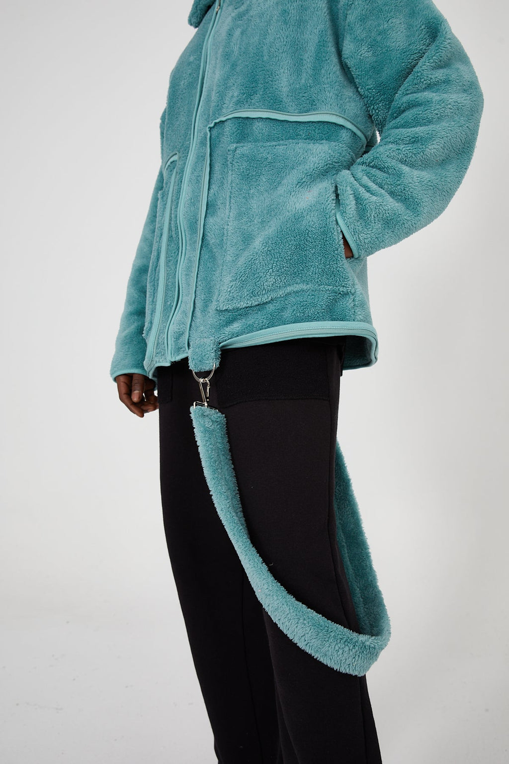 Jack to Bag Fleece Jacket - Turquoise
