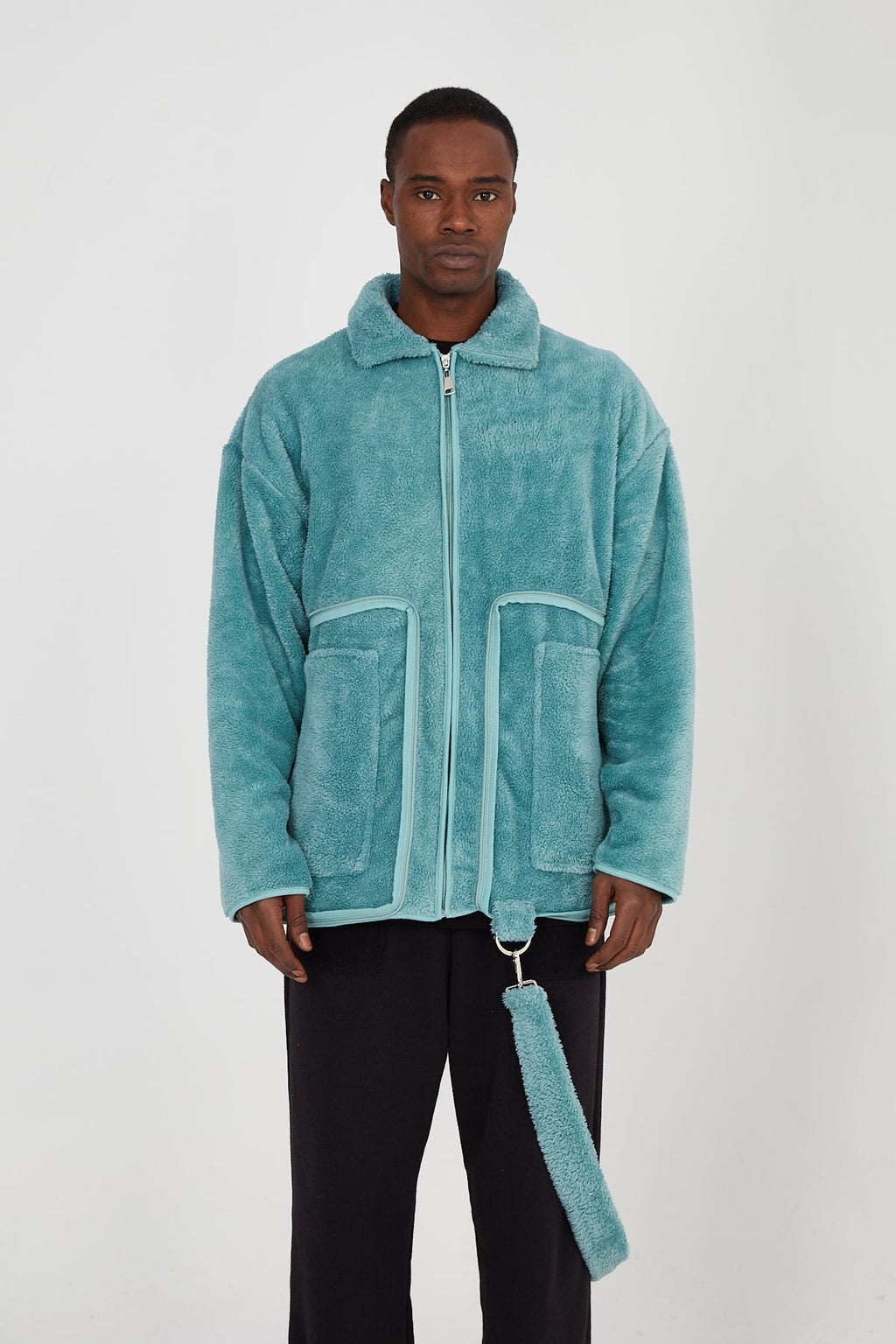 Jack to Bag Fleece Jacket - Turquoise