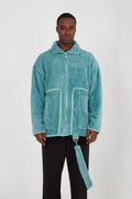Jack to Bag Fleece Jacket - Turquoise