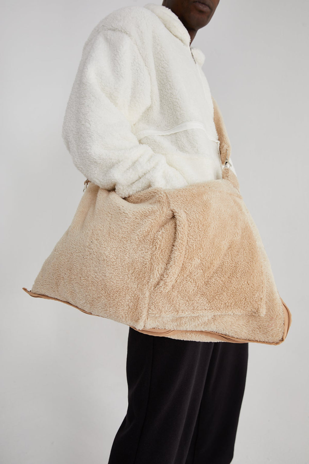 Convertible Jacket-to-Bag - White