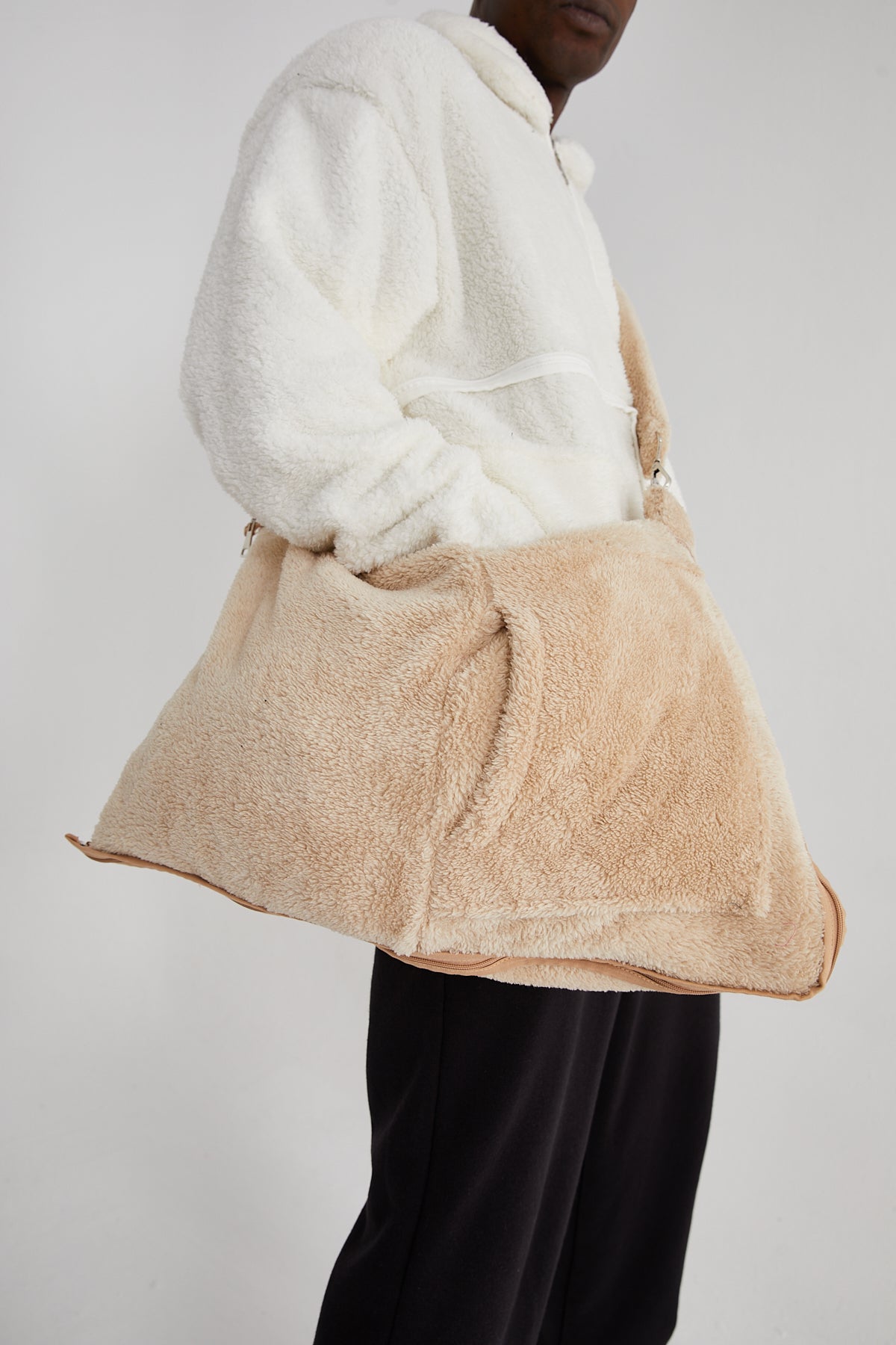 Convertible Jacket-to-Bag - White