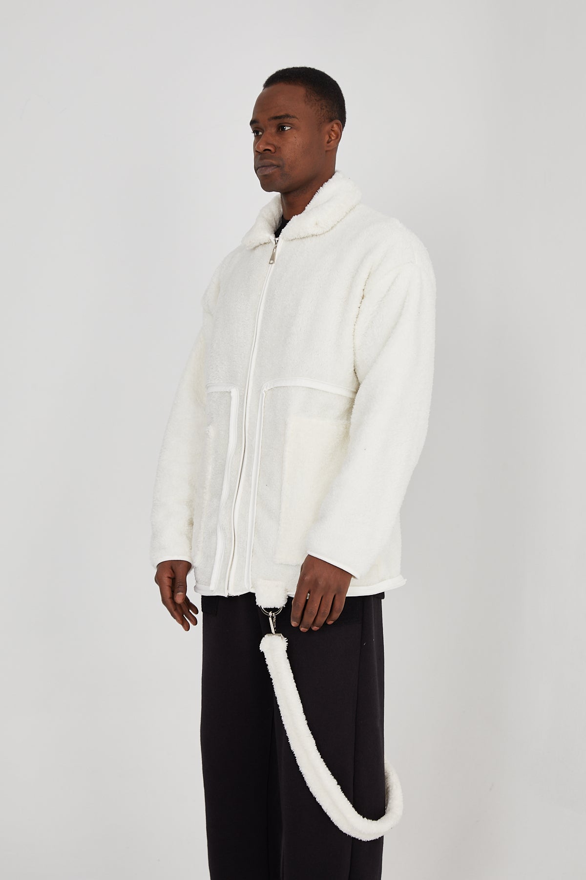 Convertible Jacket-to-Bag - White