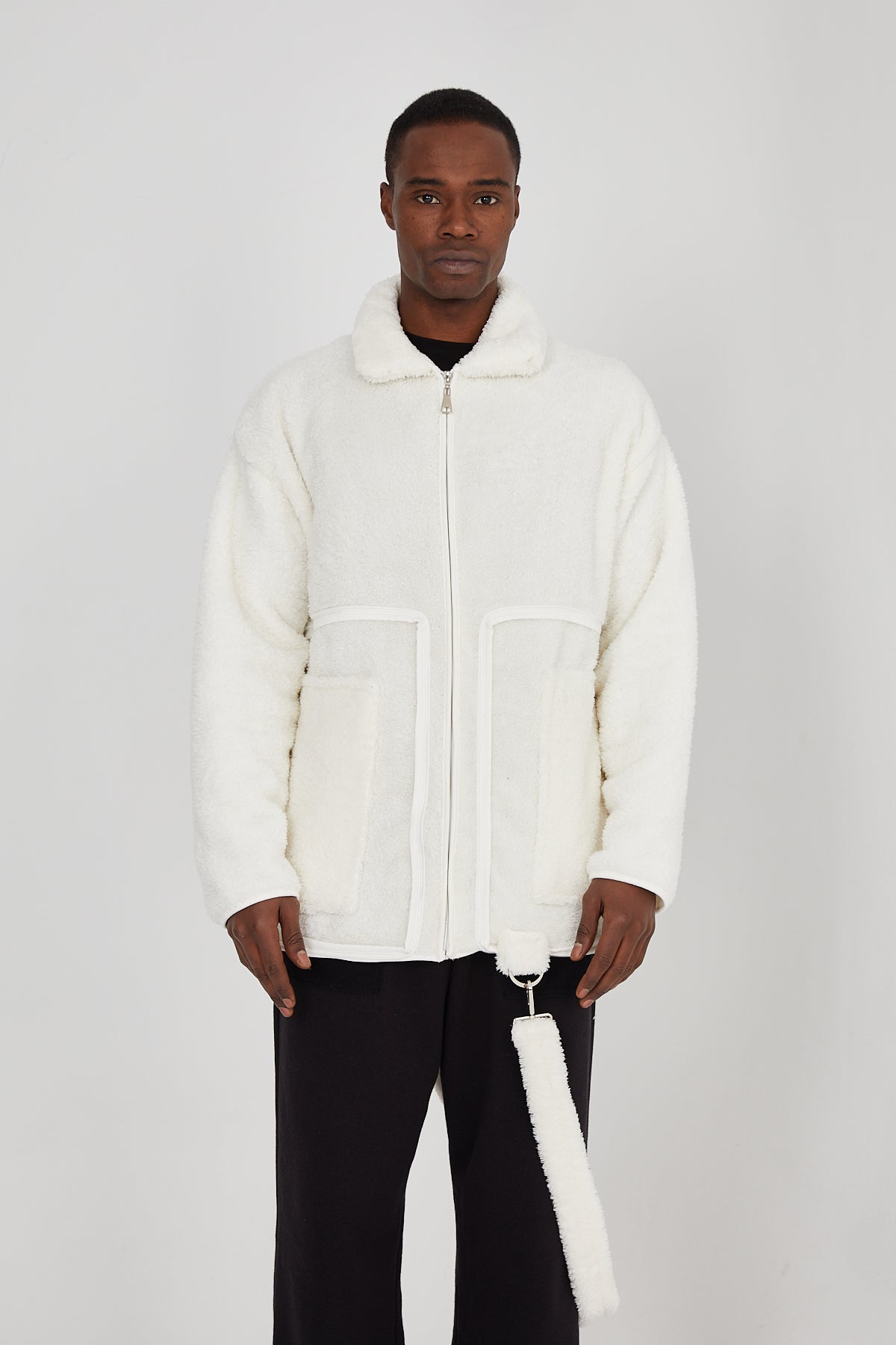 Convertible Jacket-to-Bag - White
