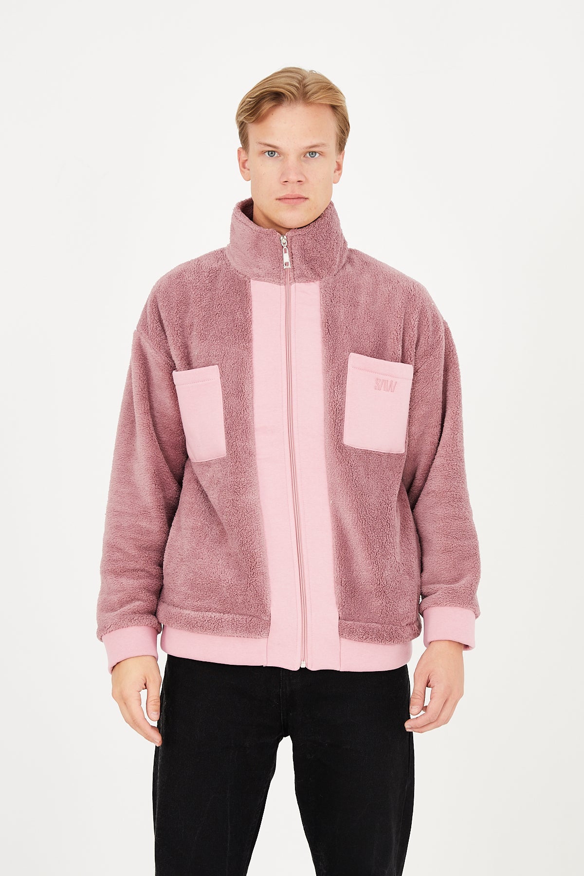 The Moon Fleece Jacket - Pink