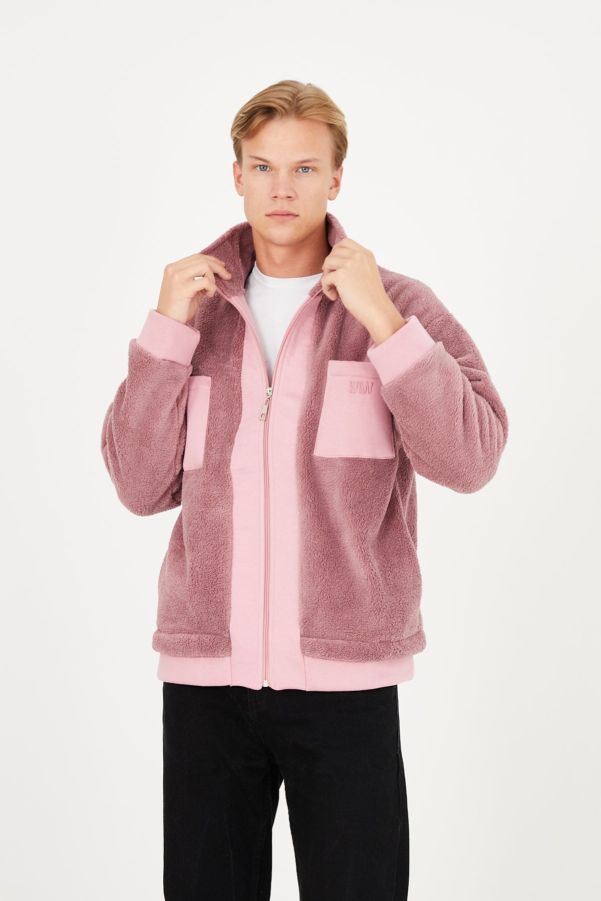 The Moon Fleece Jacket - Pink