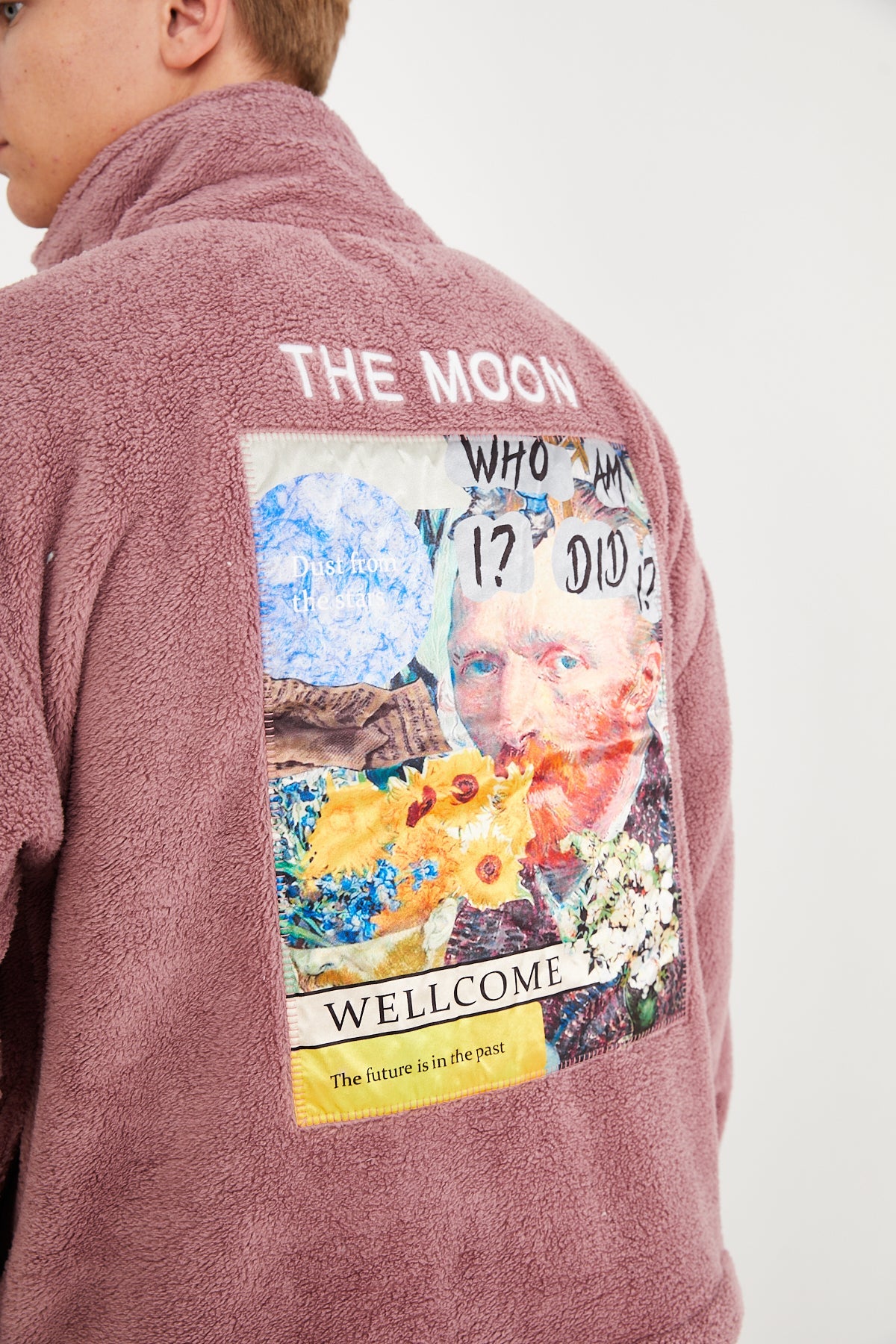 The Moon Fleece Jacket - Pink