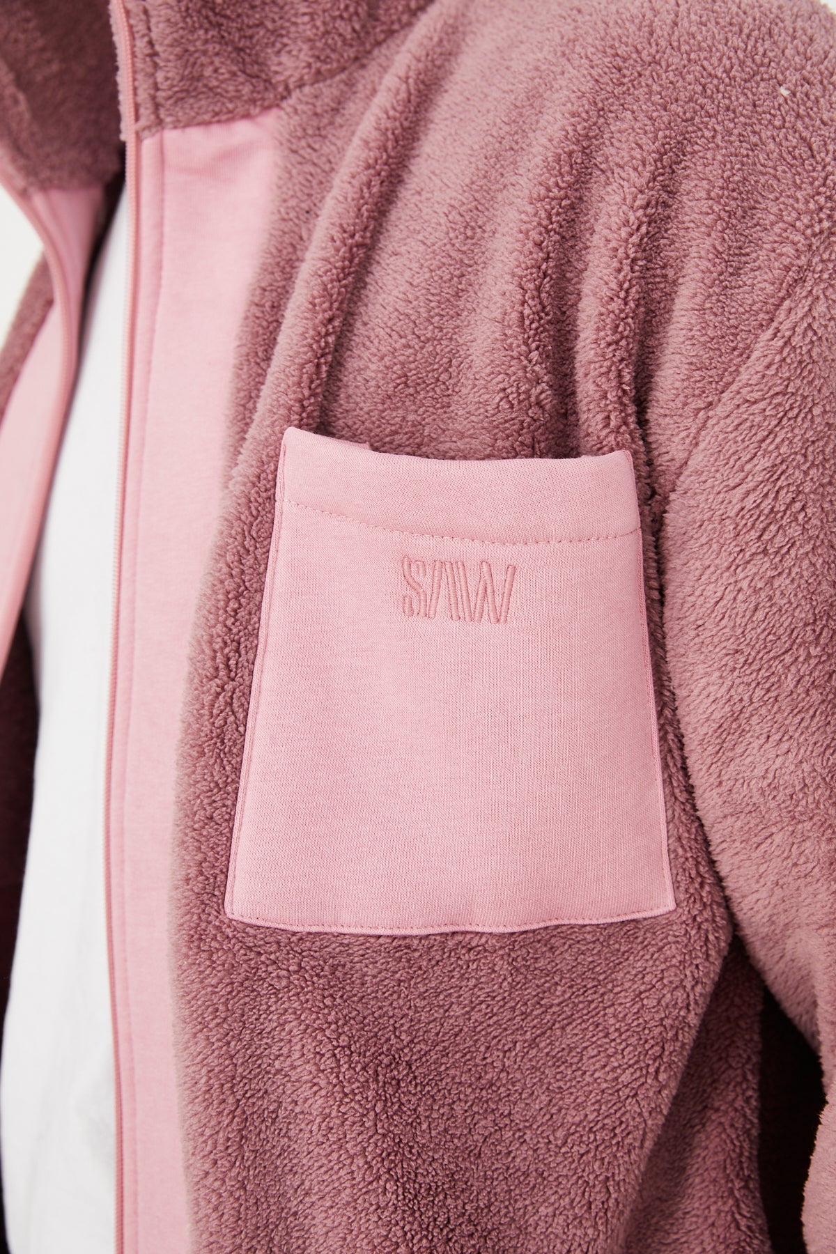 The Moon Fleece Jacket - Pink