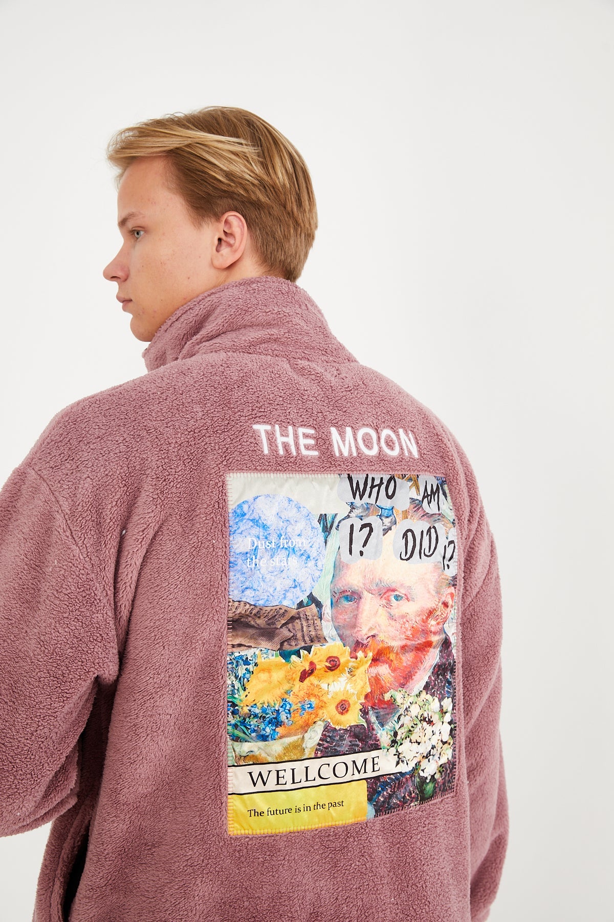The Moon Fleece Jacket - Pink