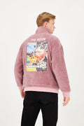 The Moon Fleece Jacket - Pink