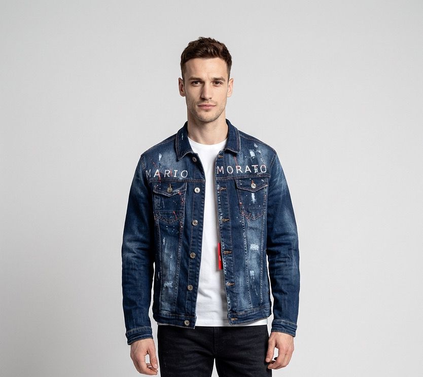 Distressed Denim Jacket