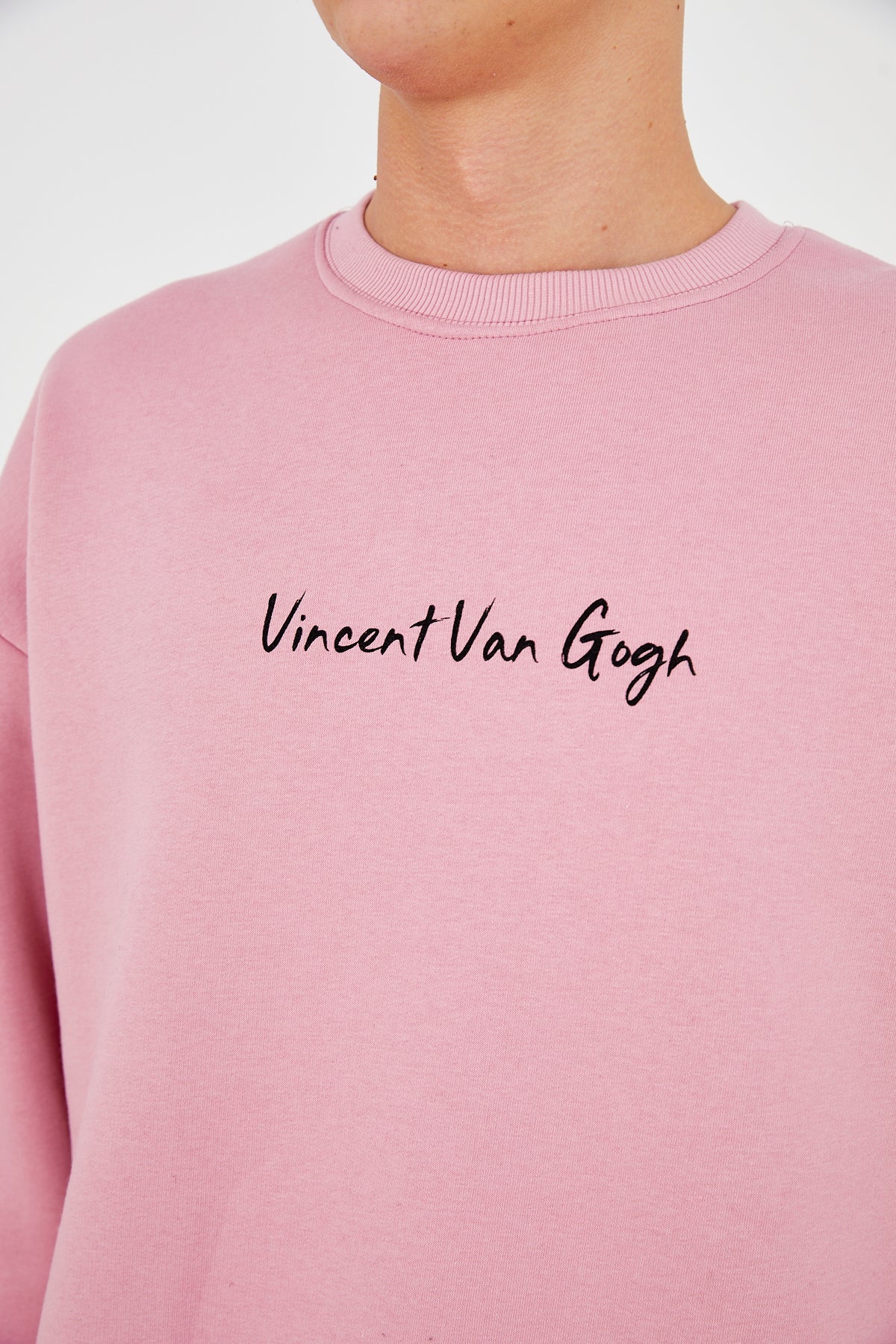 Vincent Van Gogh Pink Sweatshirt