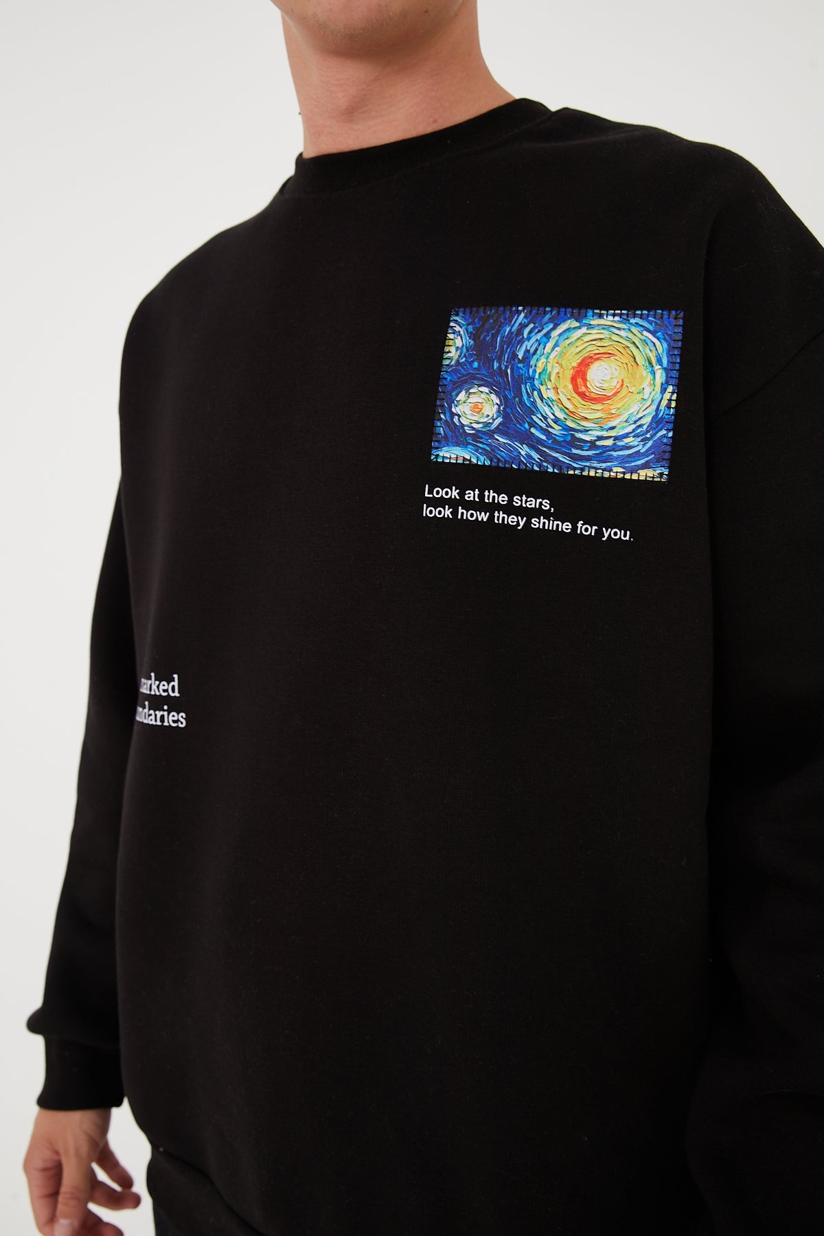 Unmarked Boundaries Sweater Black