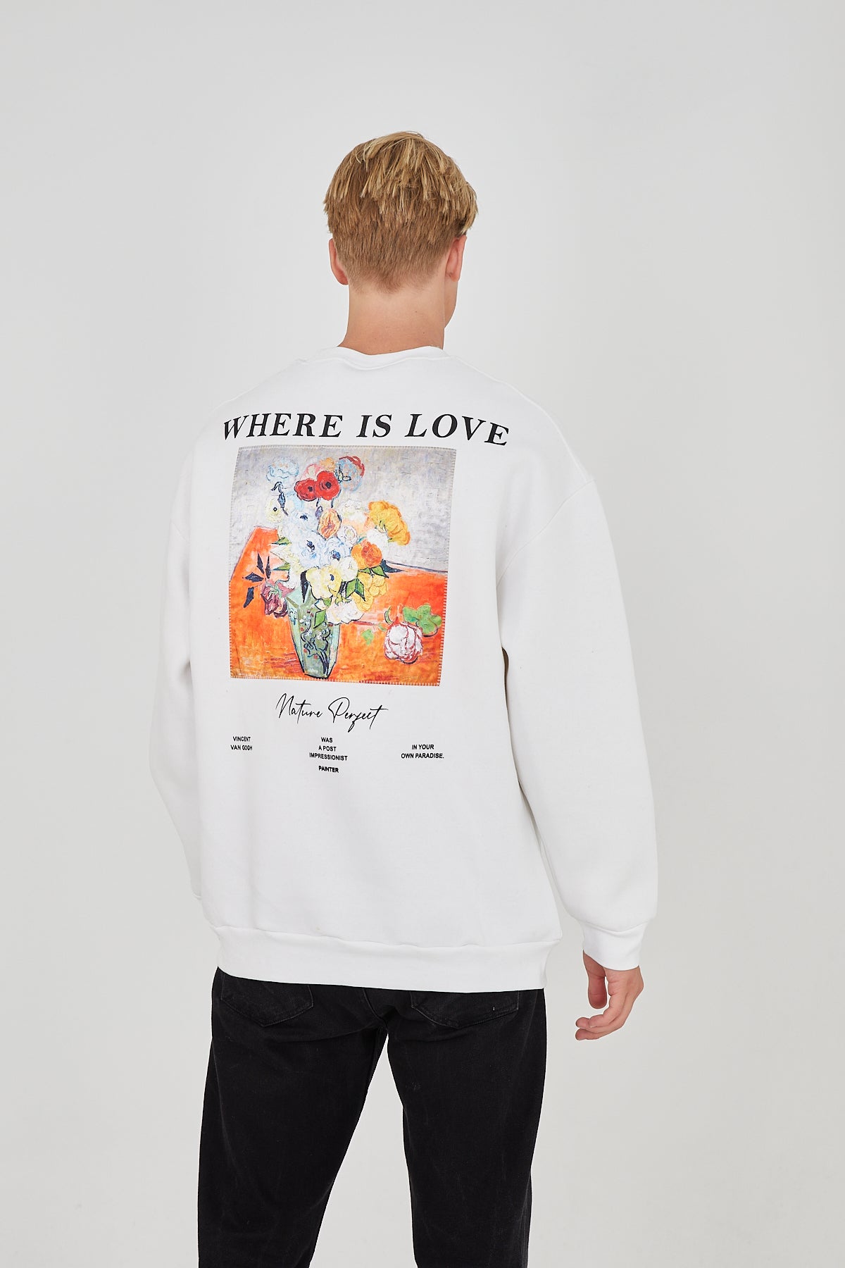 Where Is Love Long Sleeve - White