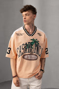 Casablanca 23 Jersey Tee - Peach