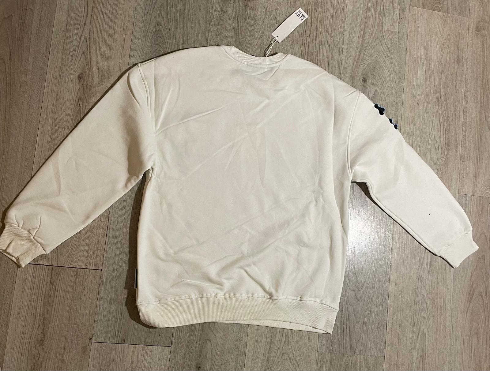 I Love Mistakes Statement Sweatshirt - White