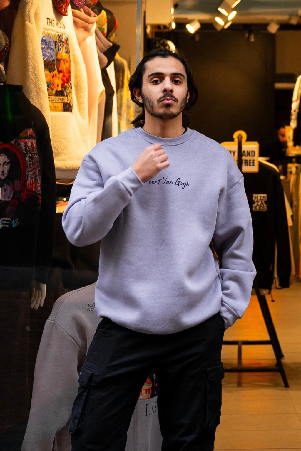 Vincent Van Gogh Sweatshirt - Grey