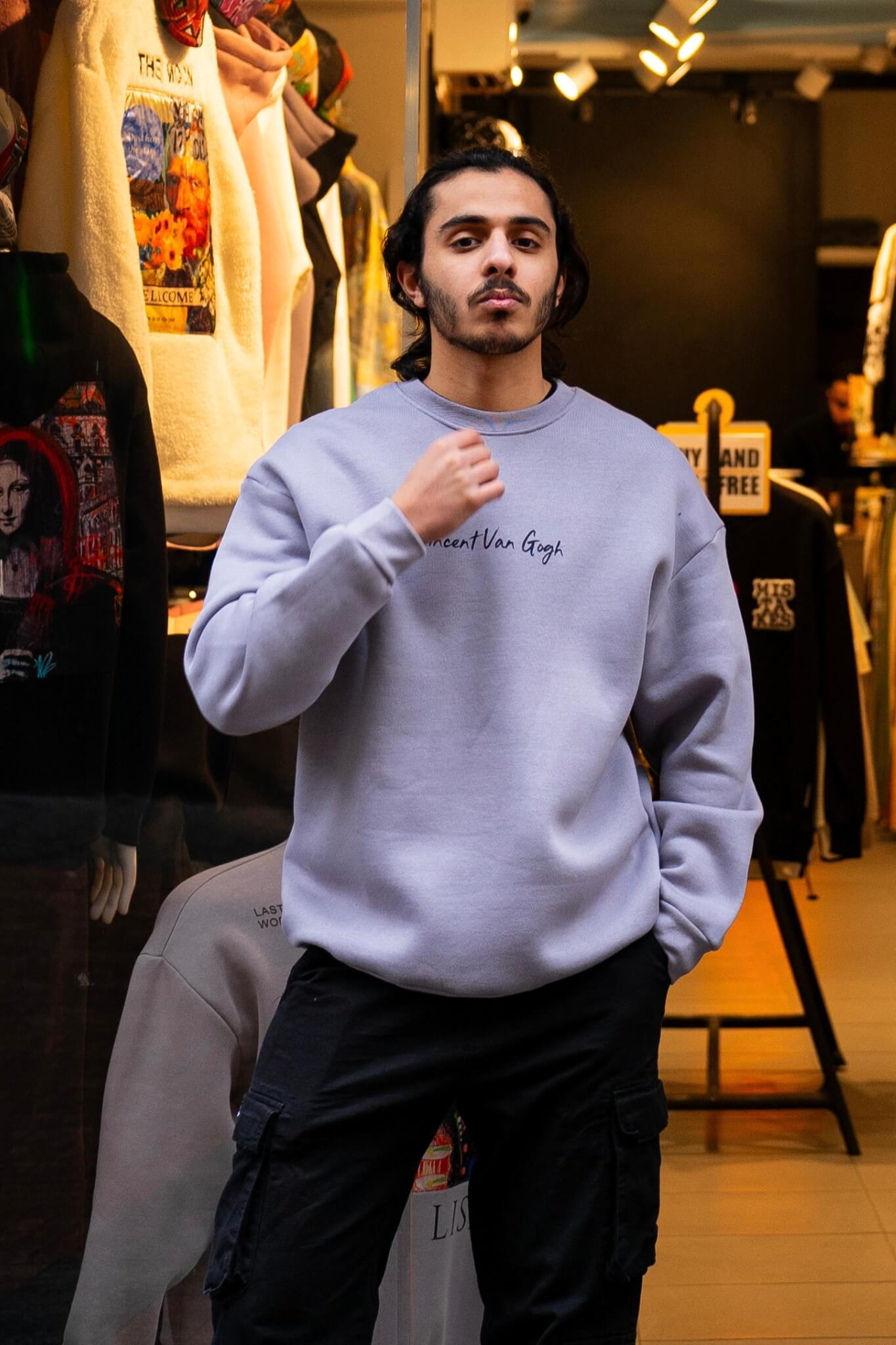 Vincent Van Gogh Sweatshirt - Grey