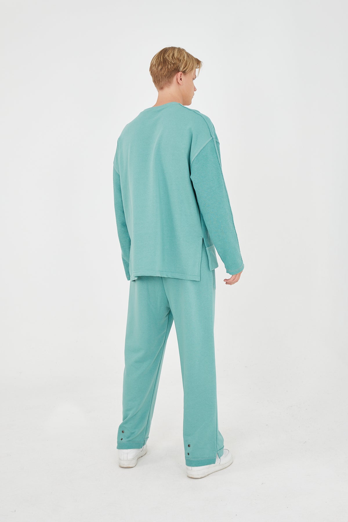 Premium Turquoise Tracksuit Set