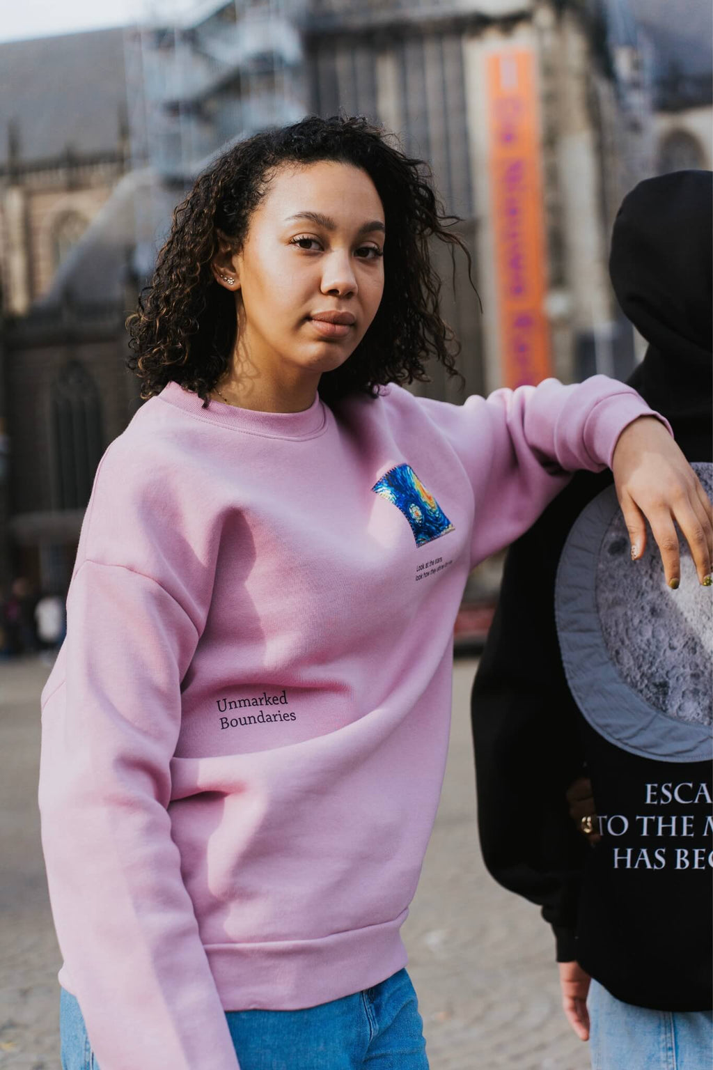 Unmarked Boundaries Sweater Pink