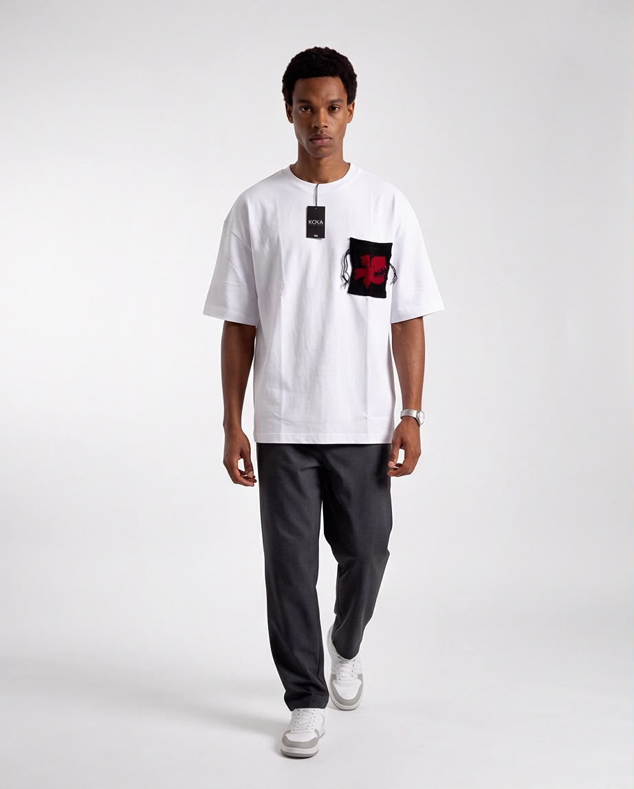 Graphic Patch Oversized Tee